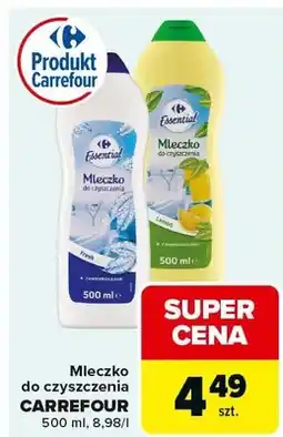 Carrefour Mleczko do czyszczenia fresh oferta
