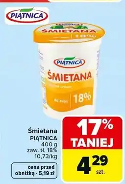 Carrefour Śmietana oferta