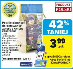 Carrefour Polskie ziemniaki do gotowania JAKOŚĆ Z NATURY CARREFOUR oferta