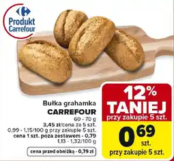 Carrefour Bułka grahamka CARREFOUR oferta