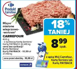 Carrefour Mięso mielone wieprzowo-wołowe CARREFOUR oferta