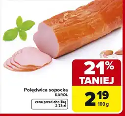 Carrefour Polędwica sopocka KAROL oferta