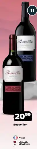 Netto Wino czerwone Beauvillon oferta