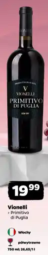 Netto Wino czerwone Vionelli oferta