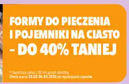 Biedronka Formy do pieczenia i pojemniki na ciasto oferta