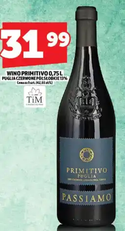 Topaz Wino Primitivo Passiamo oferta