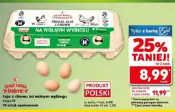 Kaufland Jaja z chowu na wolnym wybiegu oferta