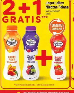 Polomarket Mleczna Polana Jogurt pitny oferta