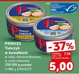 Kaufland PRINCES Tuńczyk w kawałkach oferta