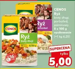 Kaufland CENOS Ryż biały długi, parboiled, jaśminowy 8 x 100 g opakowanie oferta