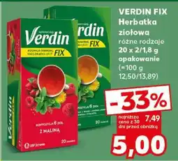 Kaufland VERDIN FIX Herbatka ziołowa oferta