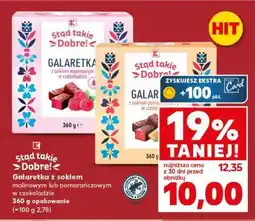 Kaufland Galaretka z sokiem malinowym lub pomarańczowym w czekoladzie oferta