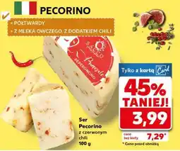 Kaufland Ser Pecorino z czerwonym chili 100 g oferta
