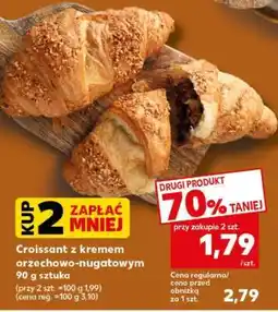 Kaufland Croissant z kremem orzechowo-nugatowym oferta