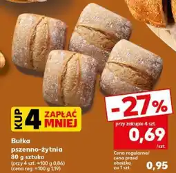 Kaufland Bułka pszenno-żytnia 80 g sztuka oferta