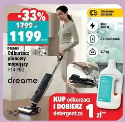 Biedronka DREAME Odkurzacz pionowy mopujący H14 PRO oferta