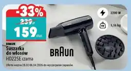 Biedronka Suszarka do włosów HD225E czarna oferta