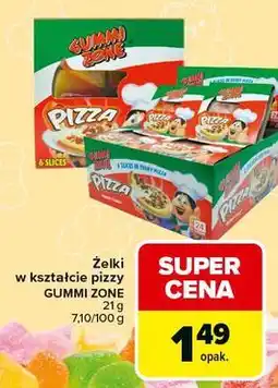 Carrefour Żelki pizza Gummi Zone oferta