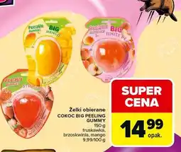 Carrefour Żelki big peeling strawberry Cokoc oferta