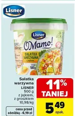 Carrefour Sałatka warzywna z groszkiem Lisner oferta