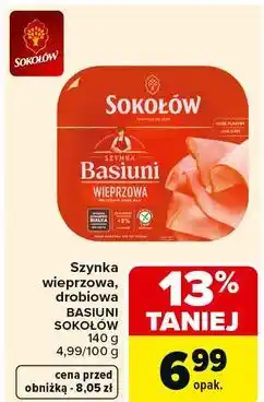 Carrefour Szynka basiuni Sokołów oferta