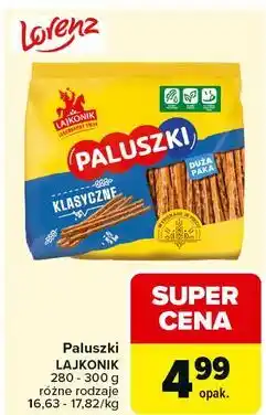 Carrefour Paluszki klasyczne Lajkonik oferta