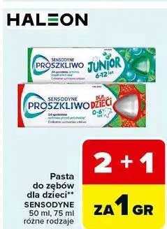 Carrefour Pasta do zębów 0-6 lat Sensodyne Pro Szkliwo Dla Dzieci oferta