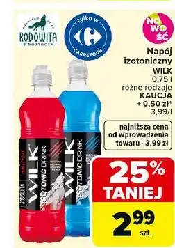 Carrefour Napój izotoniczny niebieski Wilk oferta