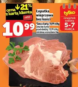Topaz Łopatka wieprzowa bez kości oferta