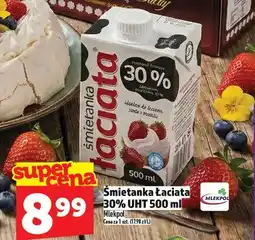 Topaz Śmietanka Łaciata 30% UHT oferta