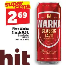Topaz Piwo Warka Classic oferta