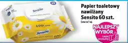 Topaz Papier toaletowy nawilżany Sensito oferta