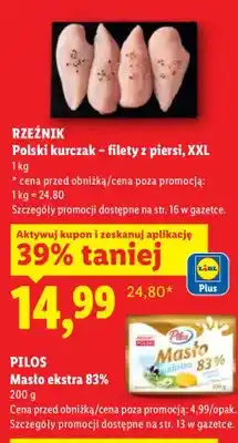 Lidl Masło ekstra 83% oferta