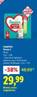 Lidl Pieluchy Pantsy 5 oferta