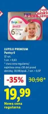 Lidl Pieluchy Premium Pantsy 6 oferta