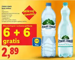 Lidl Woda źródlana niegazowana, delikatnie gazowana lub mocny gaz oferta