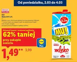 Lidl Mleko UHT 3,2% oferta