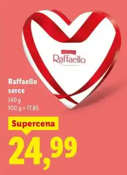 Lidl Czekoladki Raffaello serce oferta