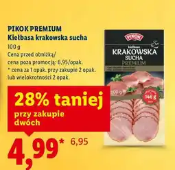 Lidl Kiełbasa krakowska sucha oferta