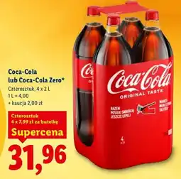Lidl Coca-Cola lub Coca-Cola Zero oferta