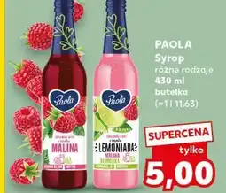 Kaufland PAOLA Syrop różne rodzaje oferta