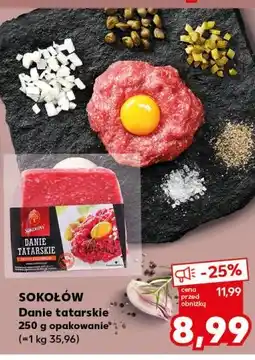 Kaufland Sokołów Danie tatarskie 250 g opakowanie oferta