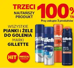 Kaufland WSZYSTKIE PIANKI i ŻELE DO GOLENIA MARKI GILLETTE oferta