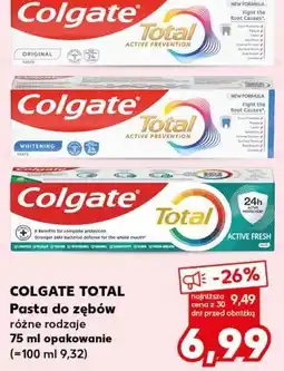 Kaufland COLGATE TOTAL Pasta do zębów różne rodzaje oferta