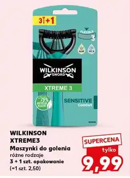 Kaufland WILKINSON XTREME3 Maszynki do golenia różne rodzaje 3 + 1 szt oferta