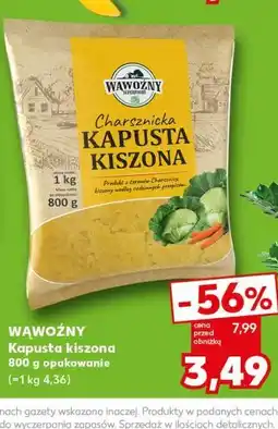 Kaufland WĄWOŹNY Kapusta kiszona 800 g opakowanie oferta