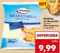 Kaufland MLEKPOL Ser Mozzarella w kostce oferta
