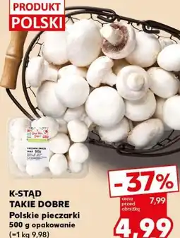 Kaufland K-STĄD TAKIE DOBRE Polskie pieczarki oferta