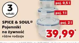 Kaufland Spice & Soul Pojemniki na żywność 3 sztuki oferta