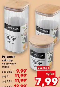 Kaufland Pojemnik szklany na artykuły sypkie Galicja Jeff oferta